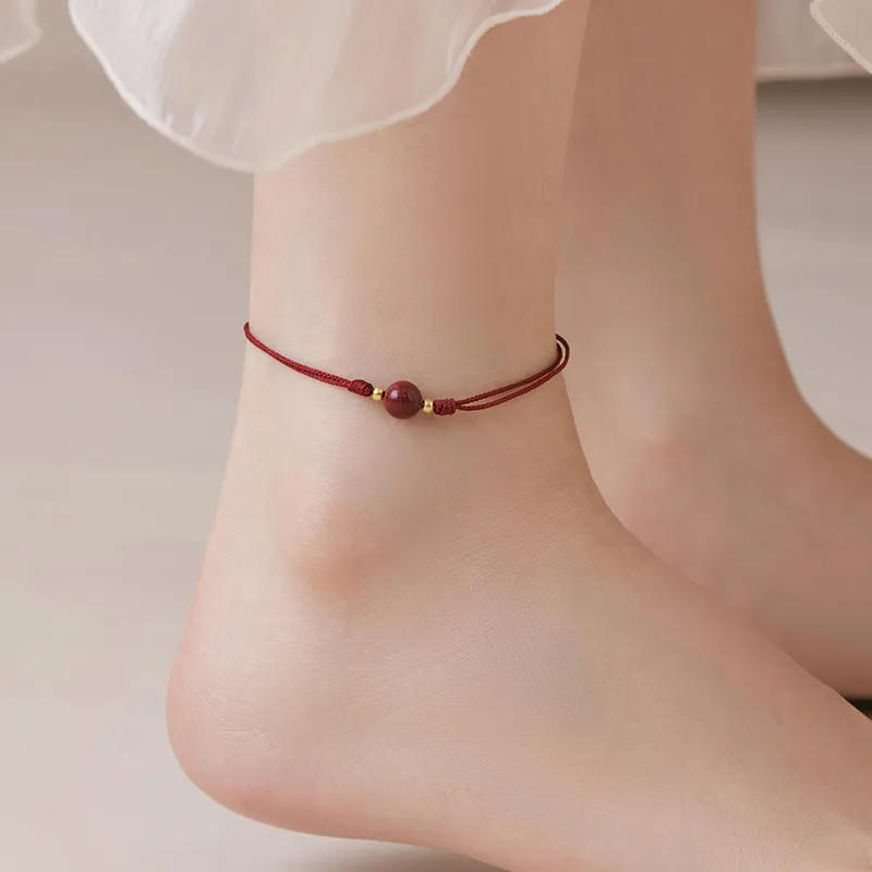 Fu Ru Ji 925 Sterling Silver Anklets Women's-6