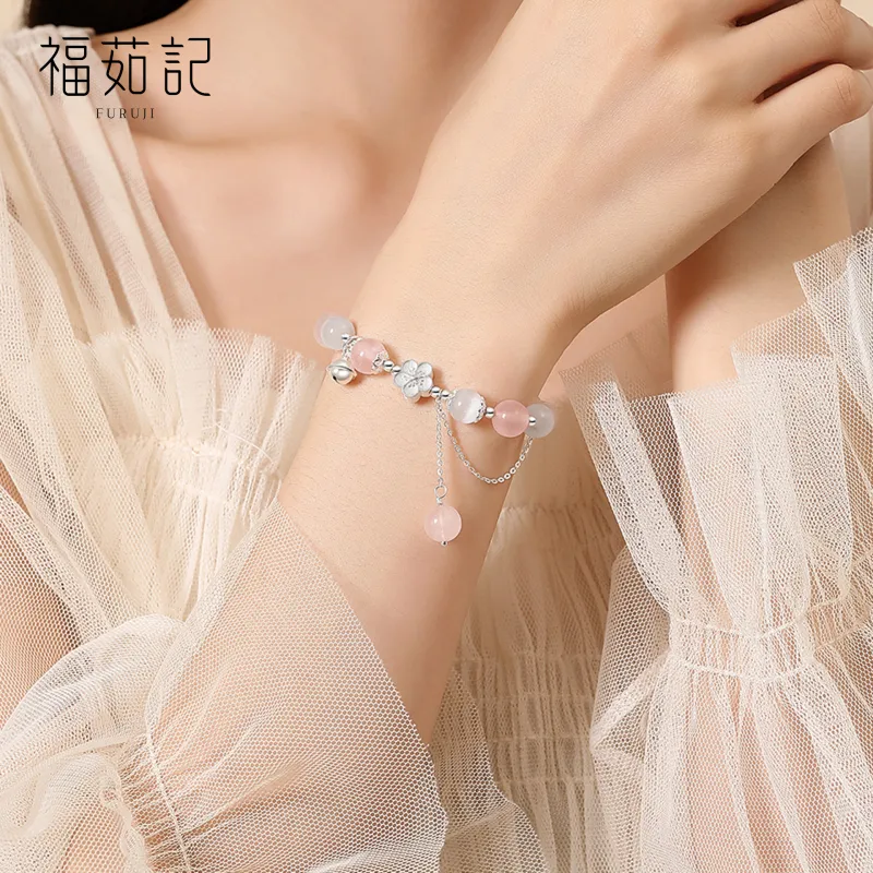 Fu Ru Ji Glass Cat Eye Bracelets Women's-3