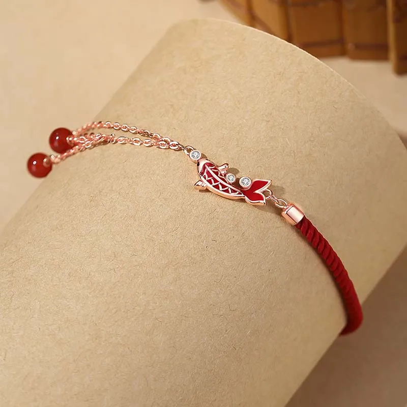 Fu Ru Ji S925 Silver Anklets Women's-3