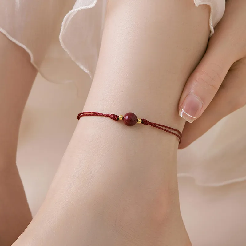 Fu Ru Ji 925 Sterling Silver Anklets Women's-5