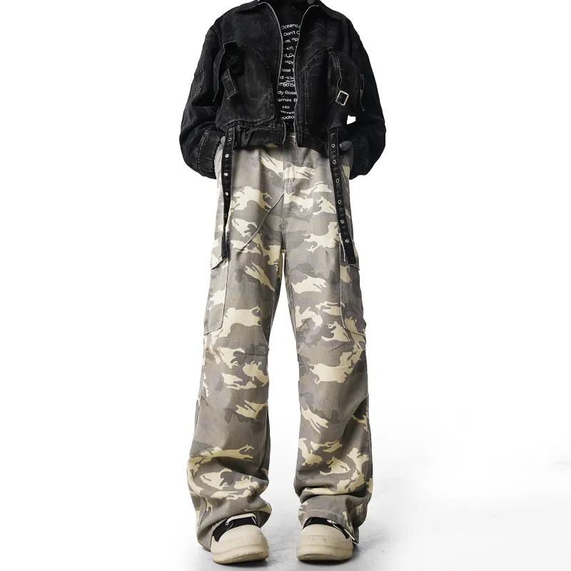 CEMOZI MC Cargo Pants Unisex Desert Camouflage-2