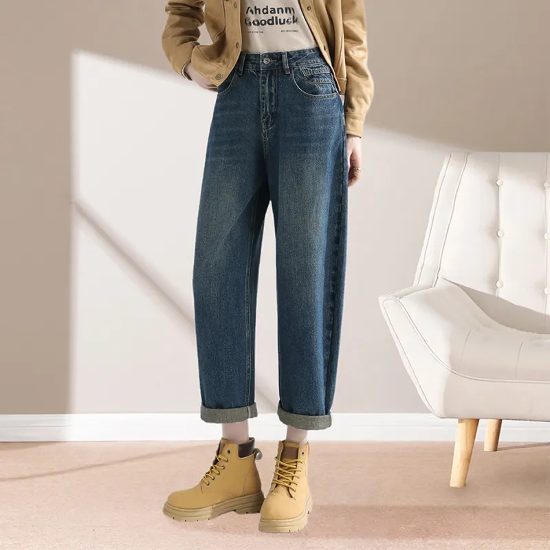 Weixi Jeans Women's Vintage Blue-5