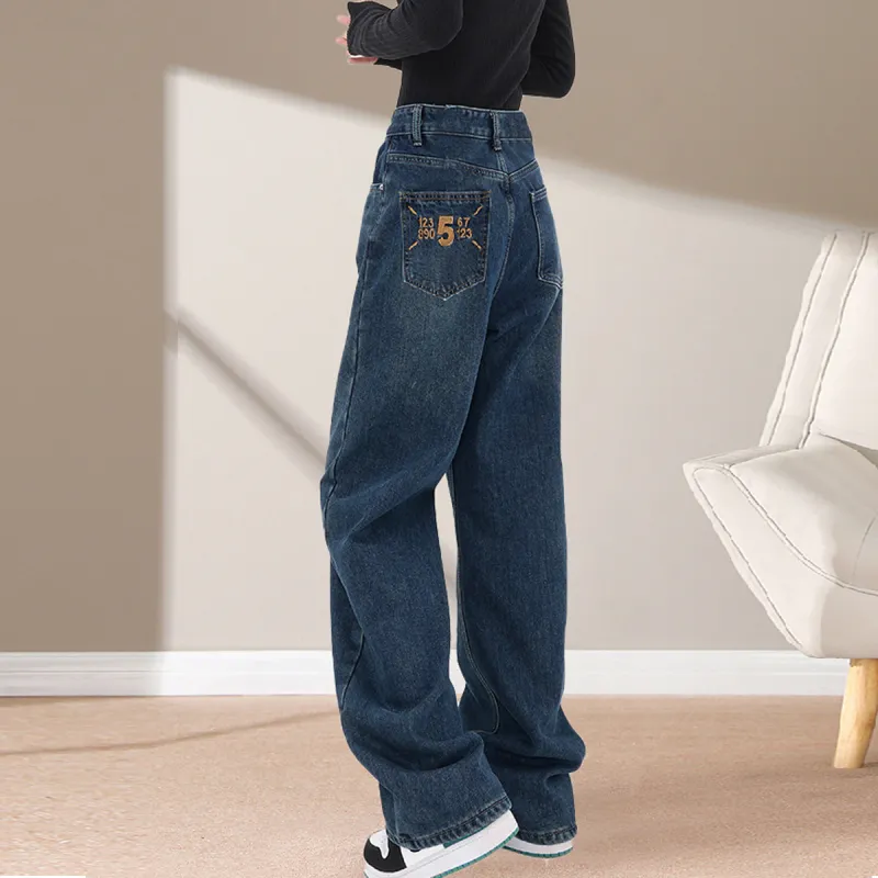 Weixi Jeans Women's Blue-8