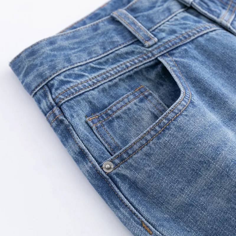 Weixi Jeans Women's Jade Sea Blue-6