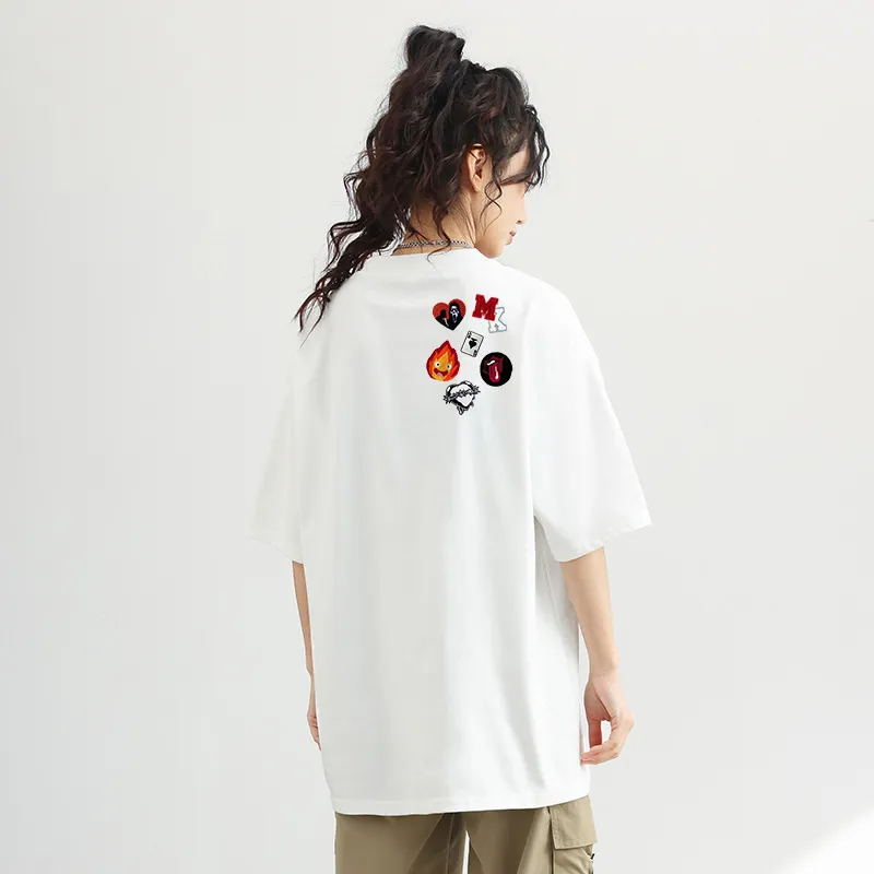 FAIRWHALE Short Sleeved T Shirts Unisex-8