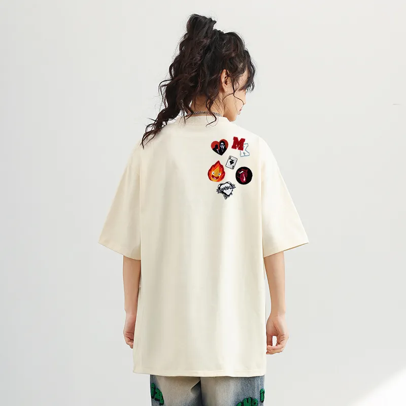 FAIRWHALE Short Sleeved T Shirts Unisex-13