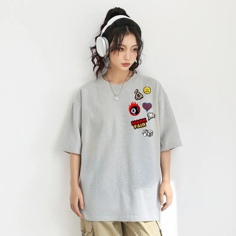 FAIRWHALE Short Sleeved T Shirts Unisex-17