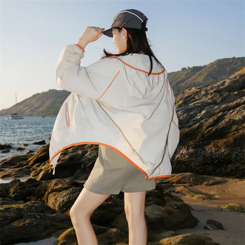 FAIRWHALE Cooling Quick Dry Dust Resistant UV Protection Windproof Sun Protection Clothing Unisex-8
