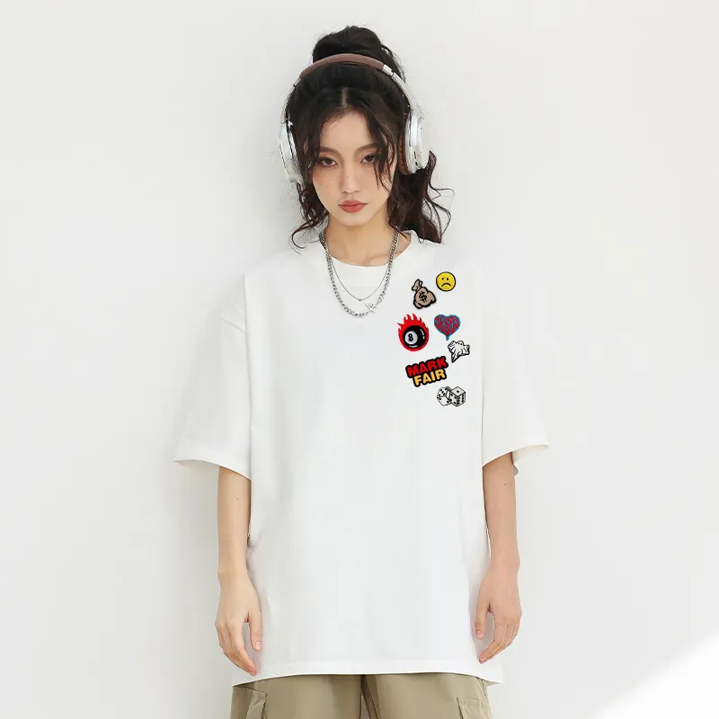 FAIRWHALE Short Sleeved T Shirts Unisex-7