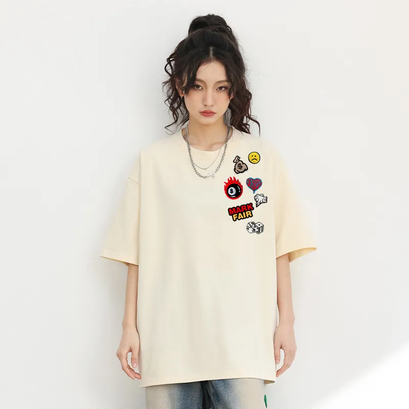 FAIRWHALE Short Sleeved T Shirts Unisex-12