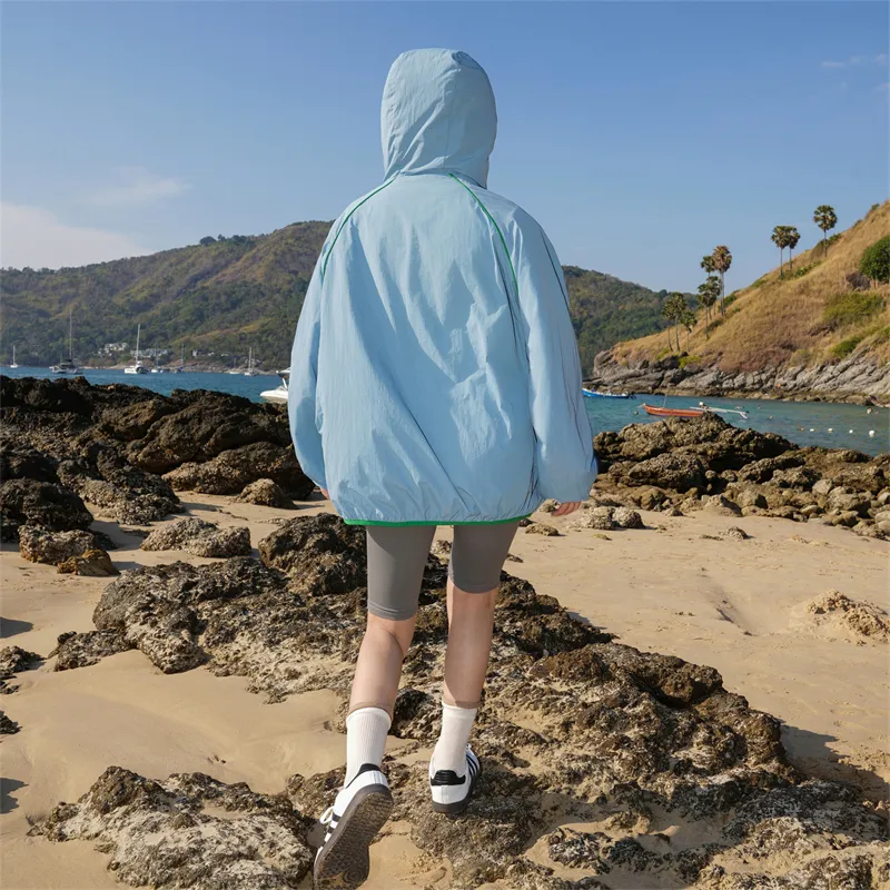 FAIRWHALE Cooling Quick Dry Dust Resistant UV Protection Windproof Sun Protection Clothing Unisex-4