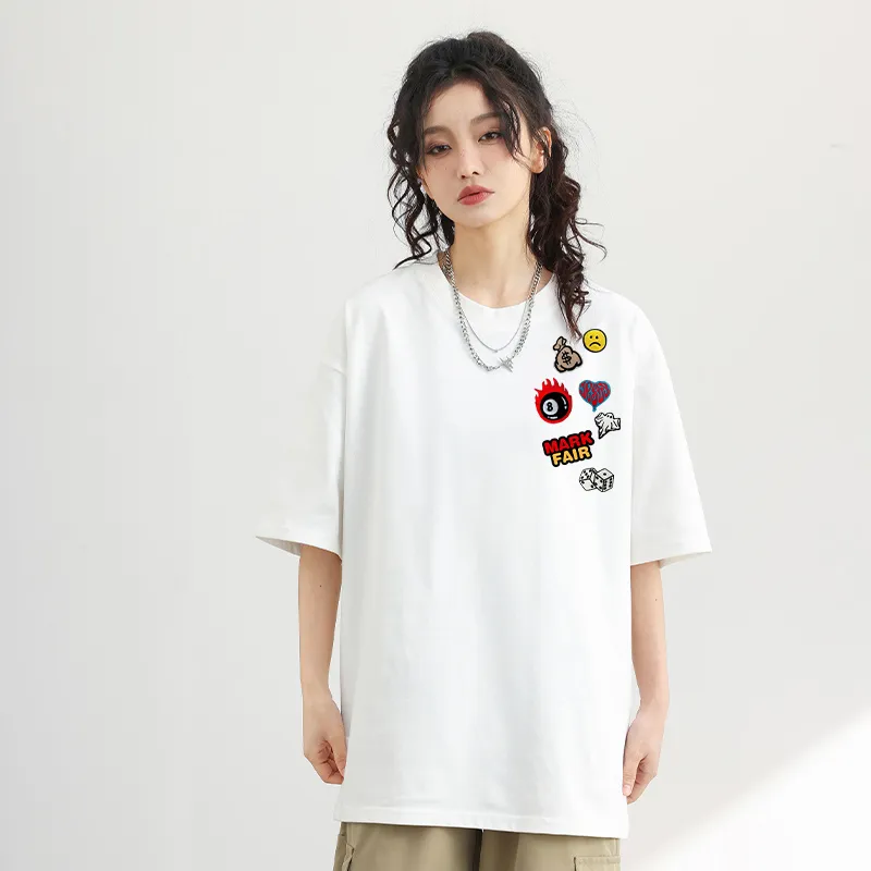 FAIRWHALE Short Sleeved T Shirts Unisex-6
