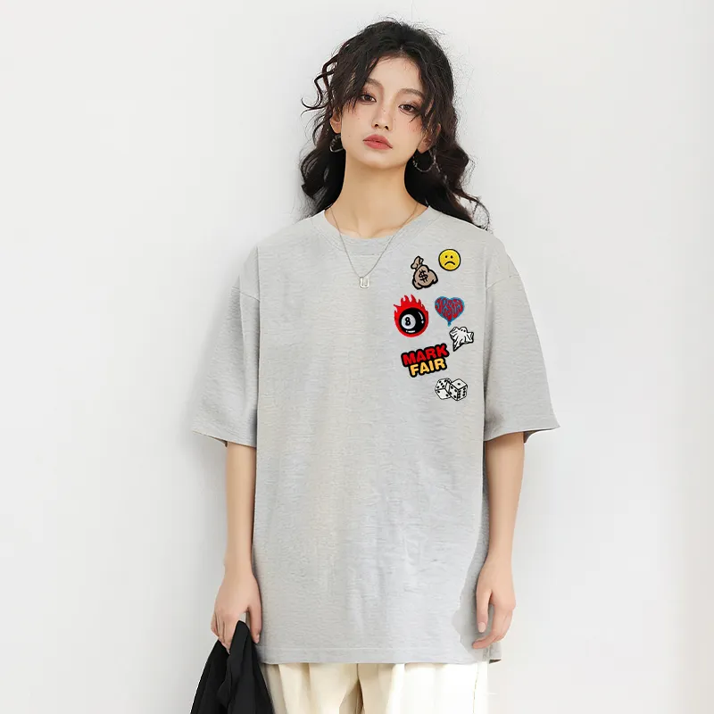 FAIRWHALE Short Sleeved T Shirts Unisex-16