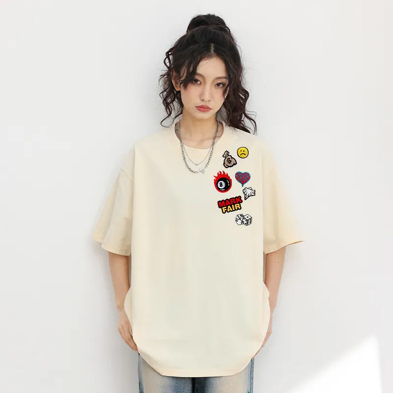 FAIRWHALE Short Sleeved T Shirts Unisex-11