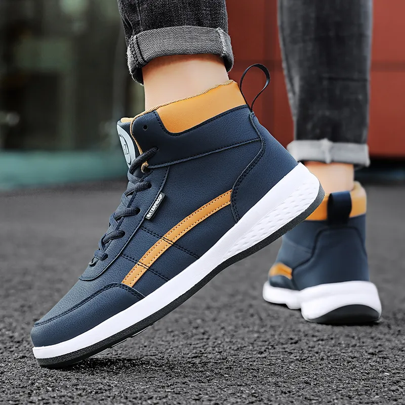 PROTECTCAMEL Anti Slip Wear Resistant High Top Skateboard Shoes Men-10