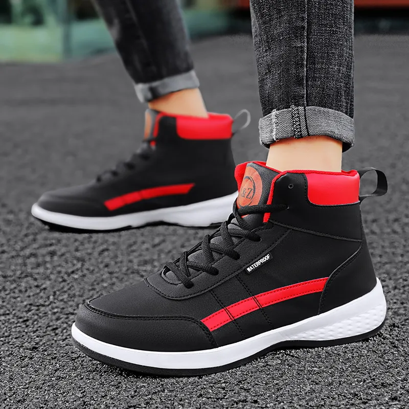 PROTECTCAMEL Anti Slip Wear Resistant High Top Skateboard Shoes Men-14