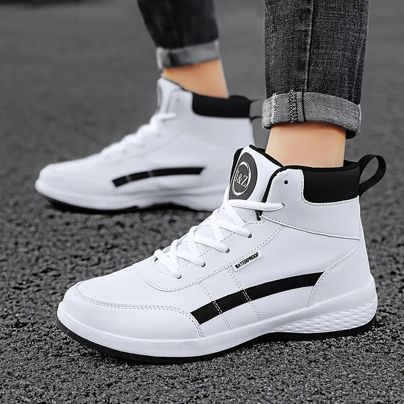 PROTECTCAMEL Anti Slip Wear Resistant High Top Skateboard Shoes Men-2