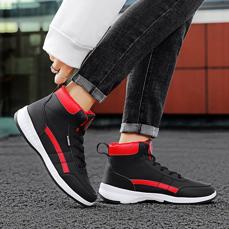 PROTECTCAMEL Anti Slip Wear Resistant High Top Skateboard Shoes Men-13