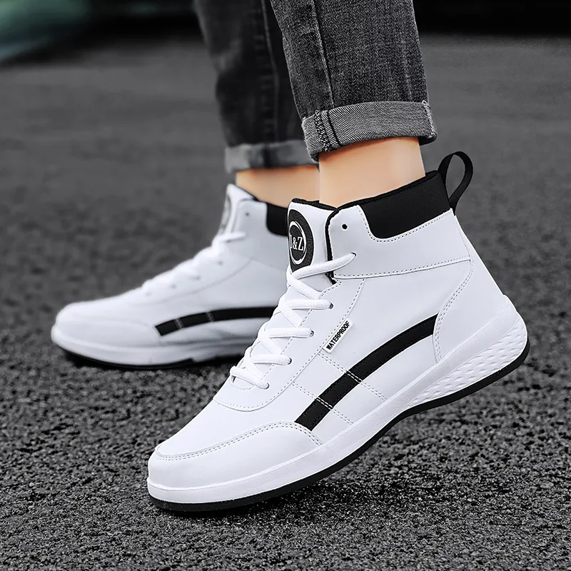 PROTECTCAMEL Anti Slip Wear Resistant High Top Skateboard Shoes Men-3