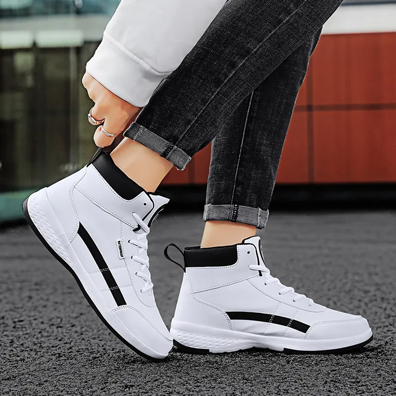 PROTECTCAMEL Anti Slip Wear Resistant High Top Skateboard Shoes Men-1