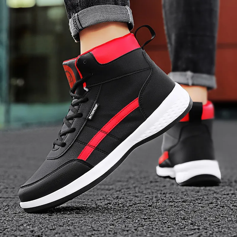 PROTECTCAMEL Anti Slip Wear Resistant High Top Skateboard Shoes Men-16