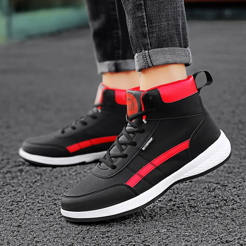 PROTECTCAMEL Anti Slip Wear Resistant High Top Skateboard Shoes Men-15