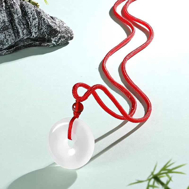 As Fury Chalcedony Necklaces Unisex-8