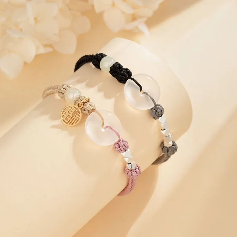 As Fury Agate Jade Bracelets Unisex-7