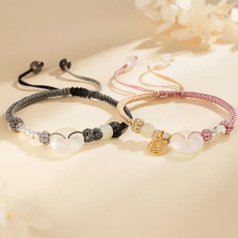 As Fury Agate Jade Bracelets Unisex-8