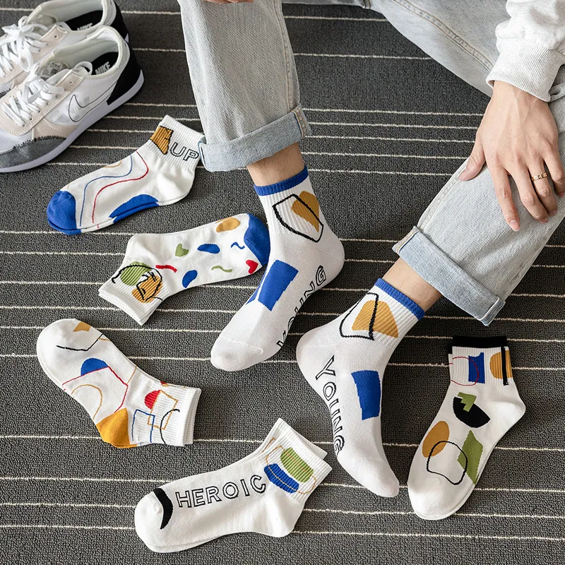 SOIE Mid Calf Socks Men's Combo Set-15