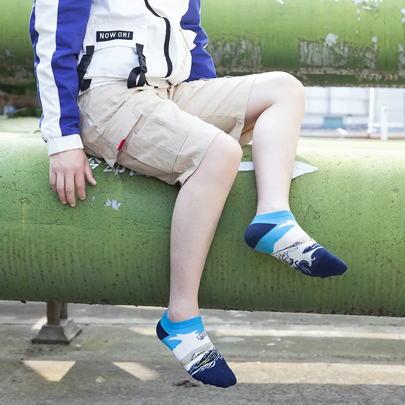 SOIE No Show Socks Unisex 5 Pack-15