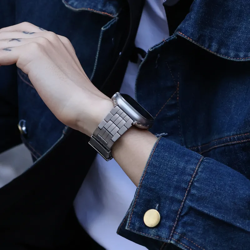 LeYu Apple Compatibility Watch Band Titanium Alloy Apple Watch Band Alloy-6