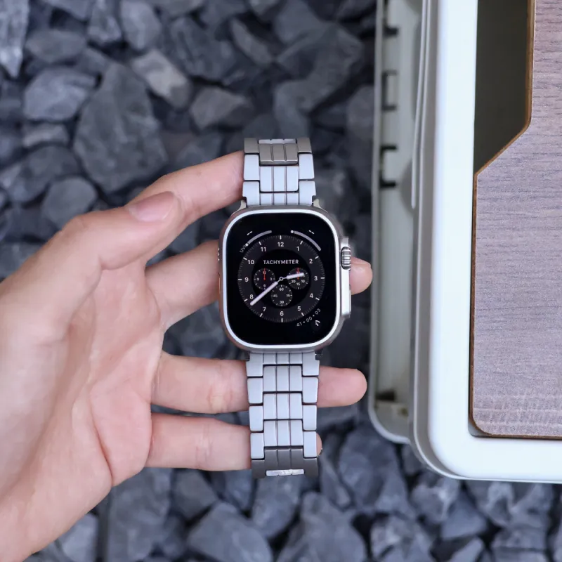 LeYu Apple Compatibility Watch Band Titanium Alloy Apple Watch Band Alloy-9