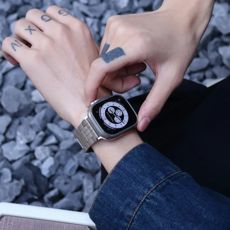LeYu Apple Compatibility Watch Band Titanium Alloy Apple Watch Band Alloy-5