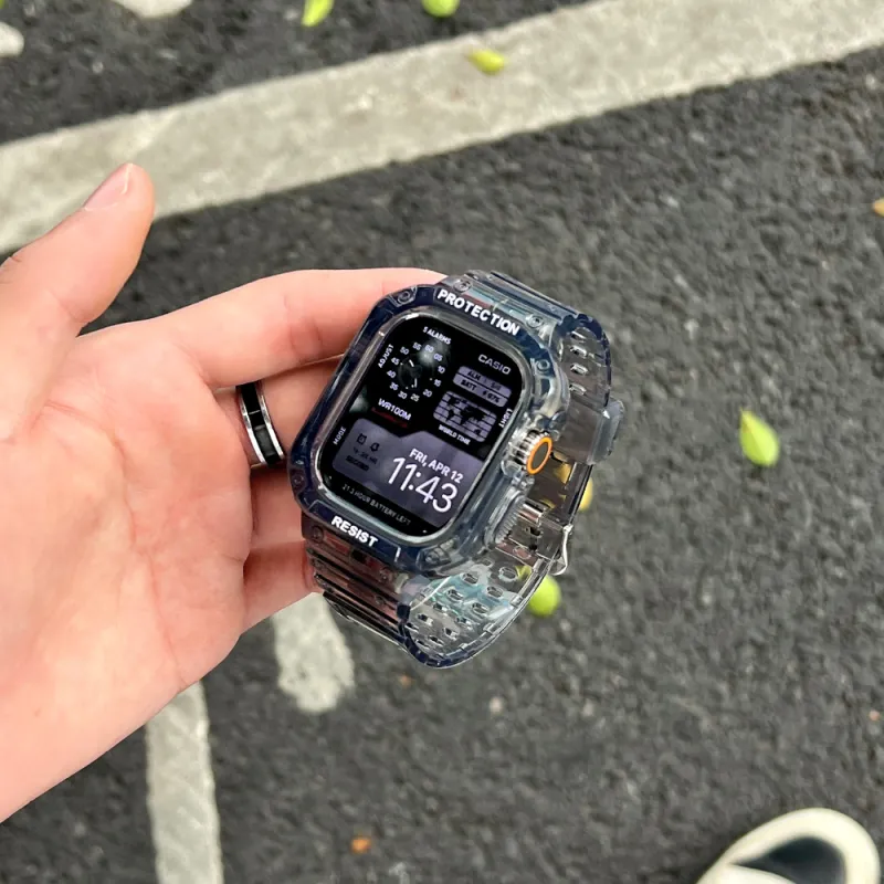 LeYu Apple Compatibility Watch Band One Piece TPU Material-15