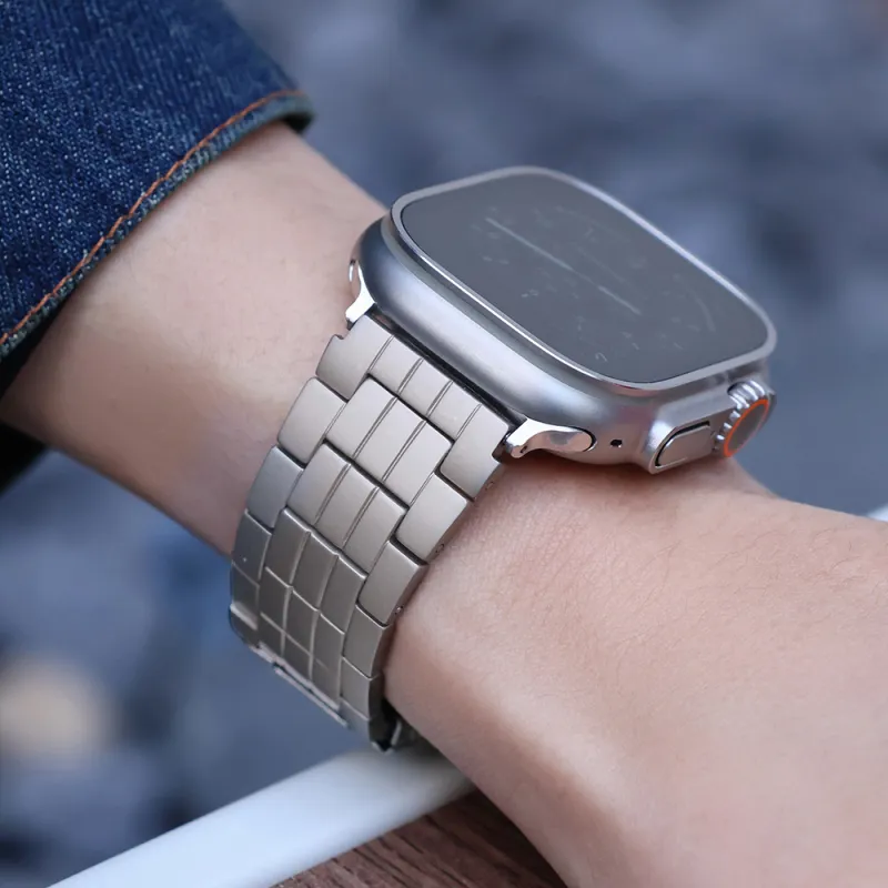 LeYu Apple Compatibility Watch Band Titanium Alloy Apple Watch Band Alloy-7