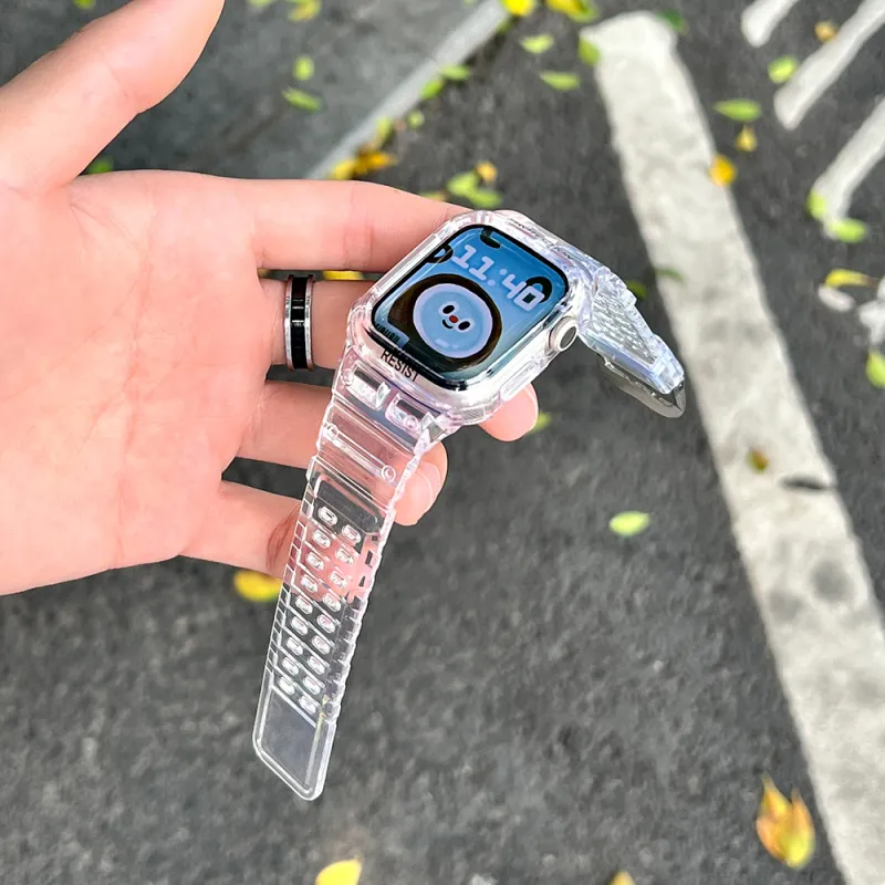 LeYu Apple Compatibility Watch Band One Piece TPU Material-6