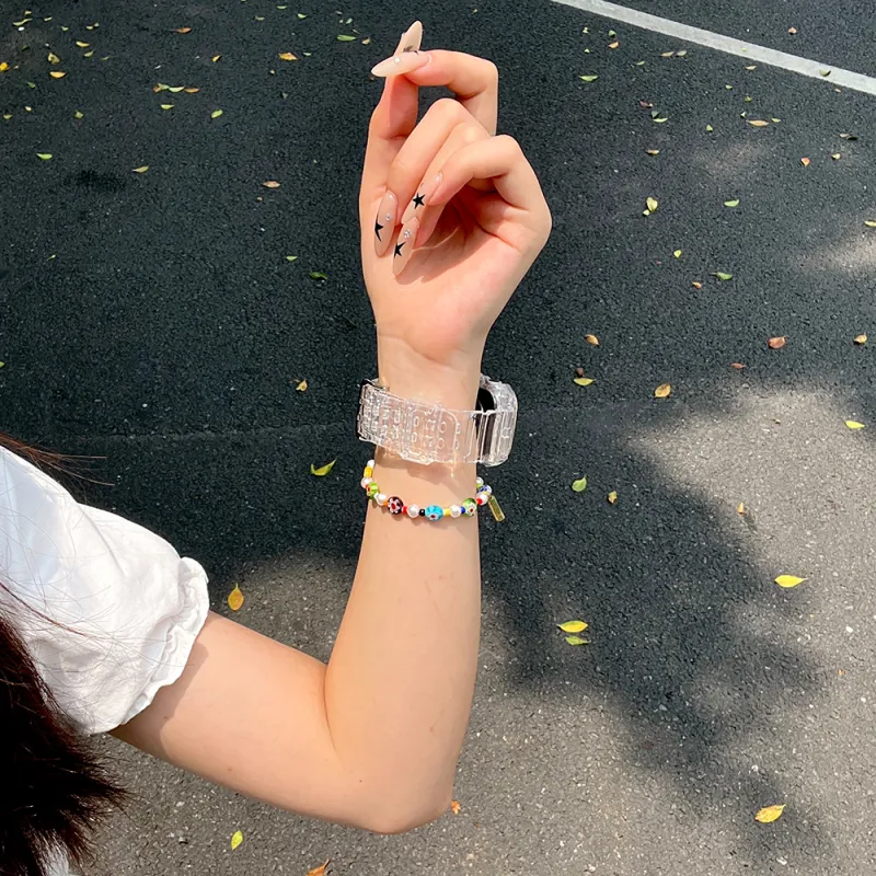 LeYu Apple Compatibility Watch Band One Piece TPU Material-3