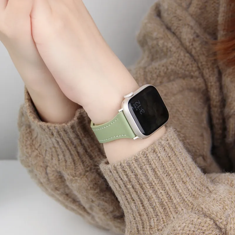 LeYu Compatible With Apple Watch Bands Button Small Round Pendant Unisex-24