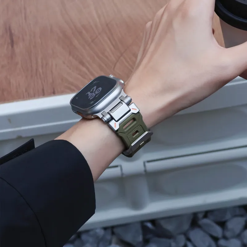 LeYu Apple Compatibility Watch Band Explorer Modified TPU Material-39