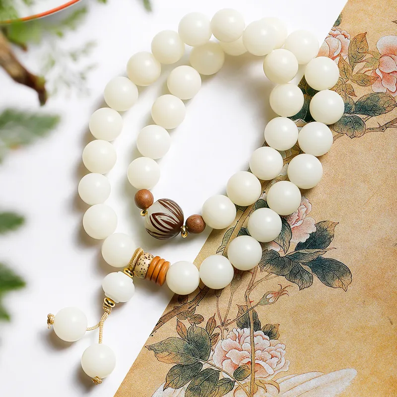 BUDOUXIAOAI Star Moon Bodhi Seeds Bracelets Unisex-5