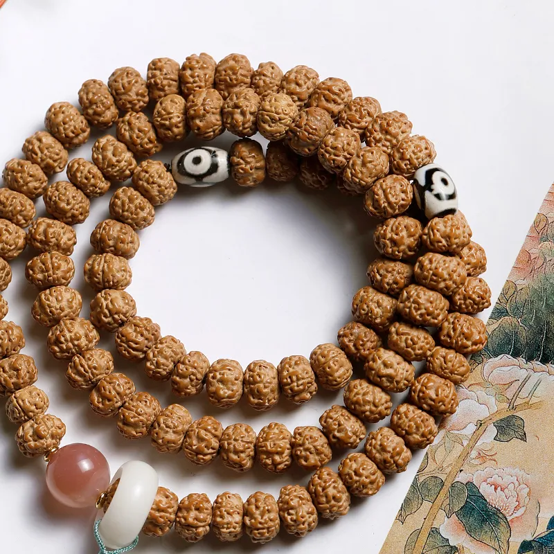 BUDOUXIAOAI King Kong Bodhi Seeds Bracelets Unisex-4