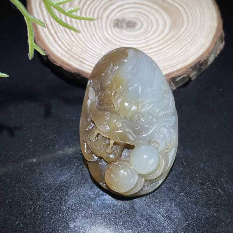 BUDOUXIAOAI Hetian Jade Pendants Sugar Jade Unisex-2