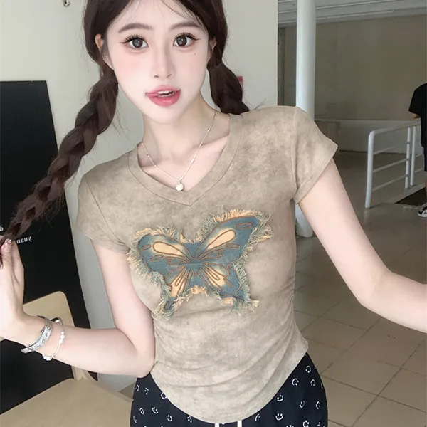 Vine Color T Shirts Women's-6