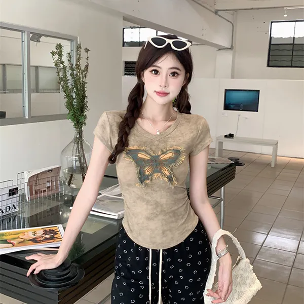 Vine Color T Shirts Women's-7