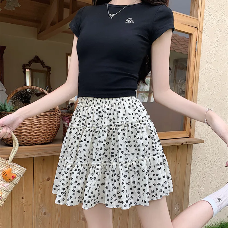 KUNZHUDAXIANG Casual Short Skirts Women's-2
