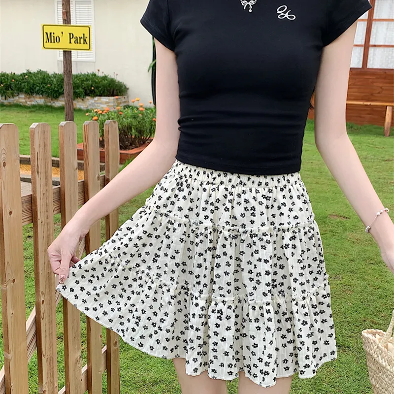 KUNZHUDAXIANG Casual Short Skirts Women's-3