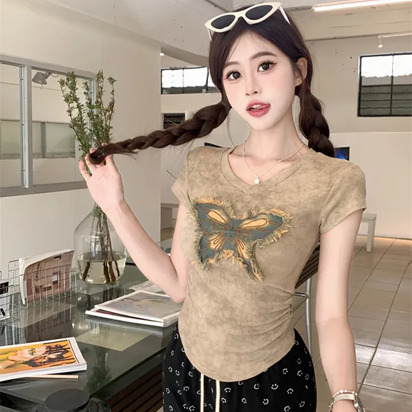 Vine Color T Shirts Women's-8