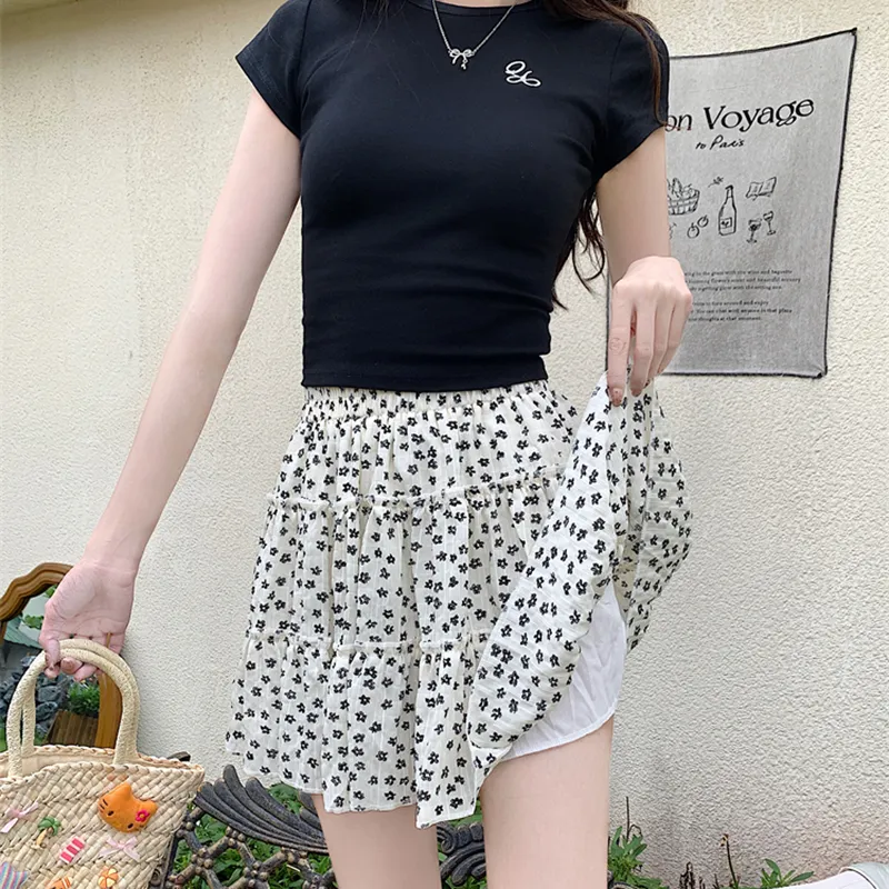 KUNZHUDAXIANG Casual Short Skirts Women's-8