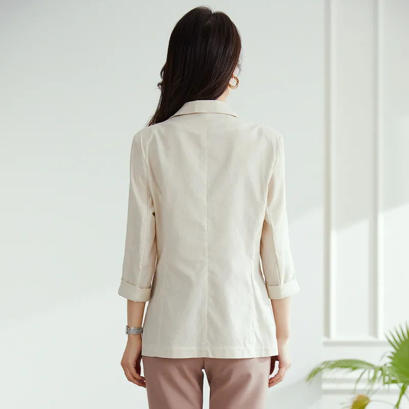 Romon Business Suits Women's Apricot-2